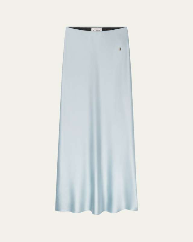 Camila Silk Midi Skirt